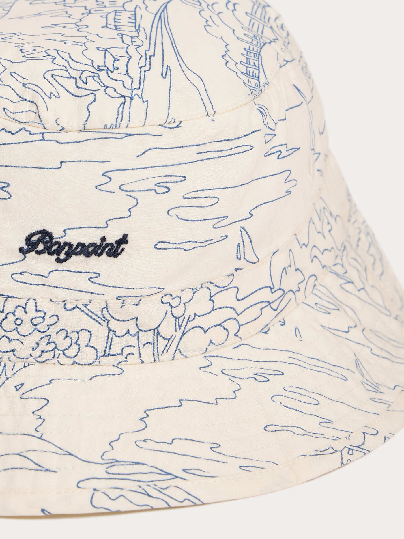 Bob Piob imprimé bleu en tissu Liberty en coton biologique