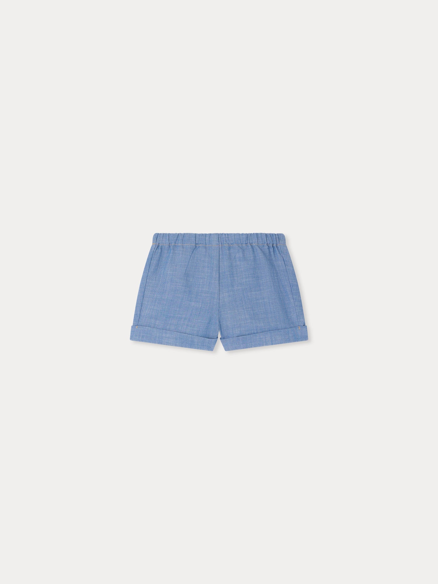 Shorts Ecady in cotone biologico blu
