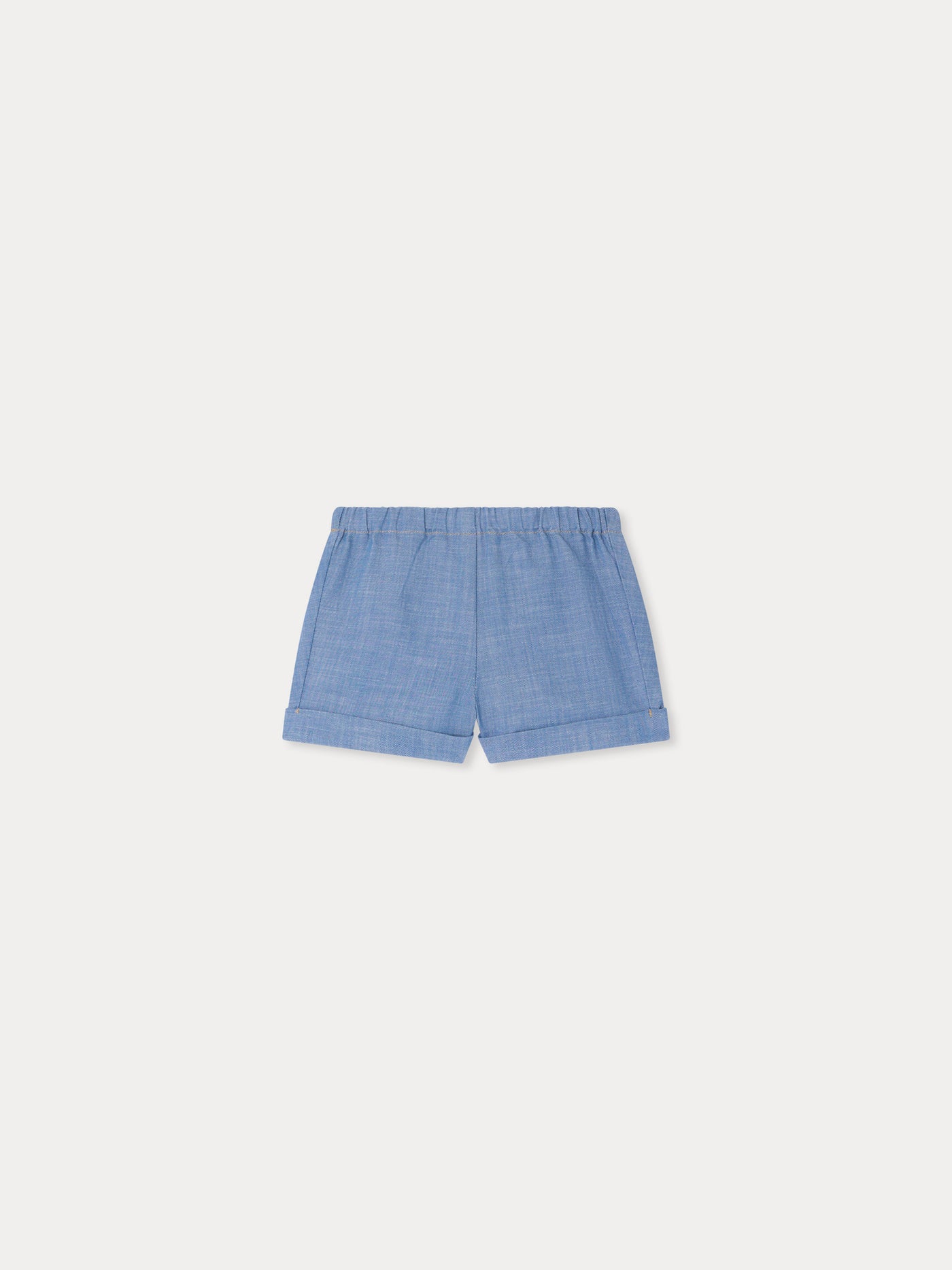 Shorts Ecady in cotone biologico blu
