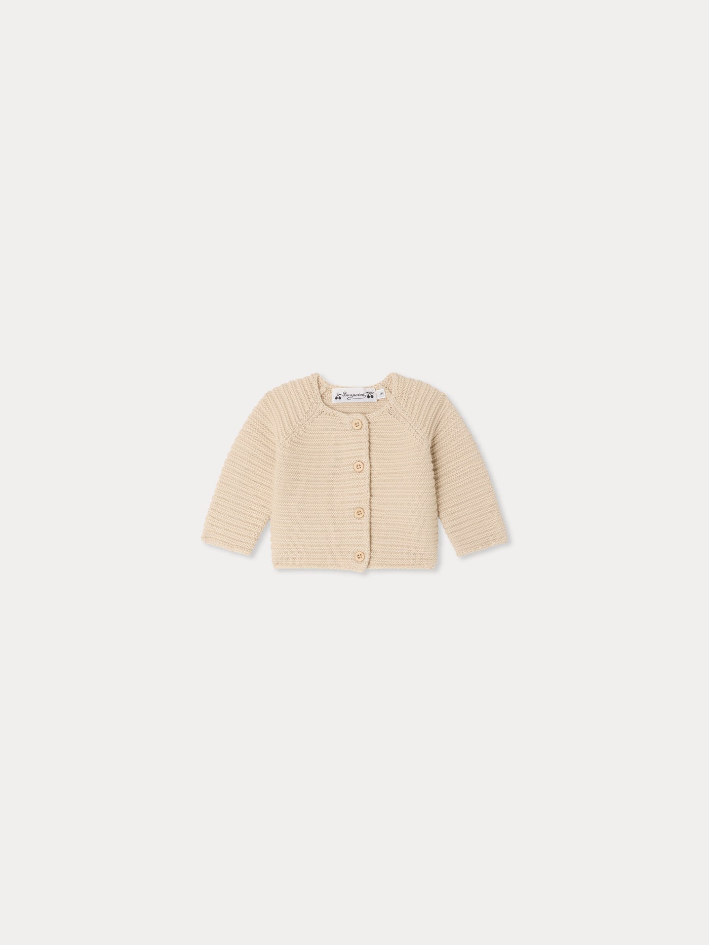 Abid square neck cardigan in organic cotton