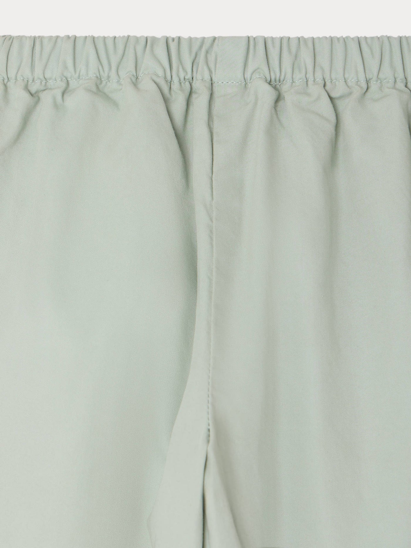 Pantaloni Dandy verde celadon in cotone biologico