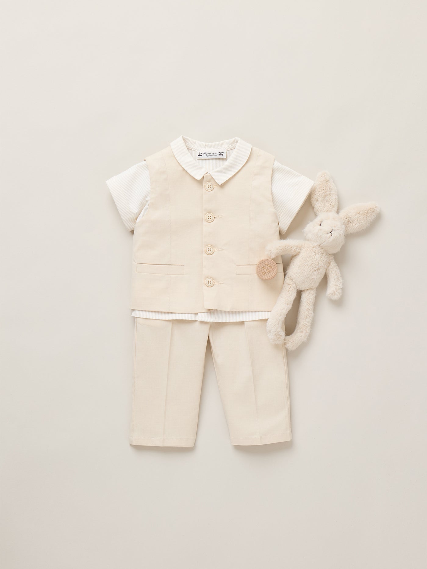 Chemise Nicolas en coton seersucker biologique