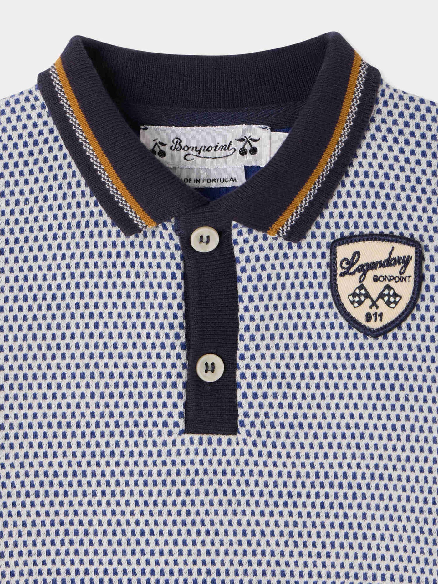 Bonpoint x Porsche Finn-Poloshirt aus Bio-Baumwolle
