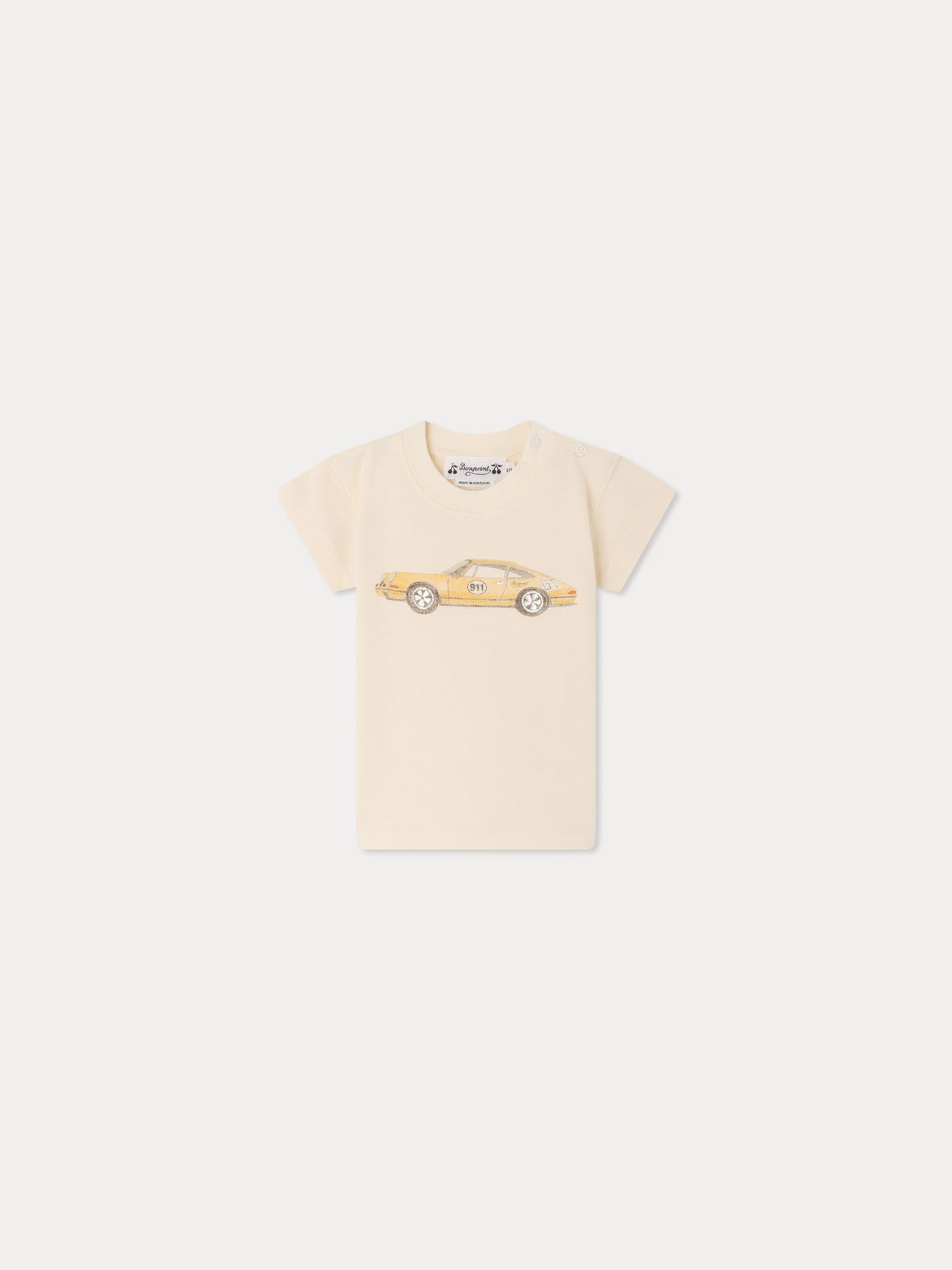 Bonpoint x Porsche T-shirt Tom imprimé en coton biologique