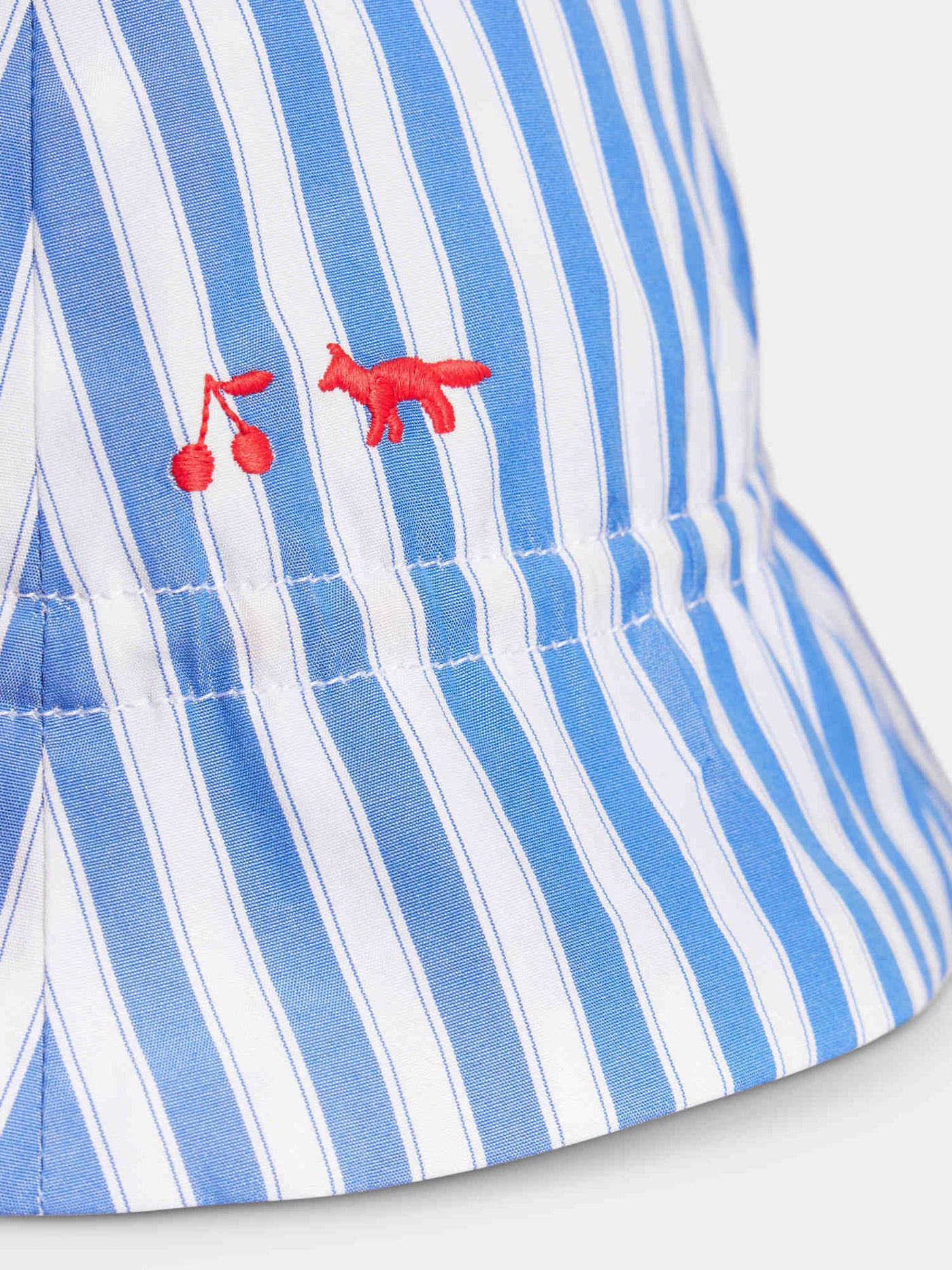 Bonpoint x Maison Kitsuné Chapeau Grigri en coton biologique