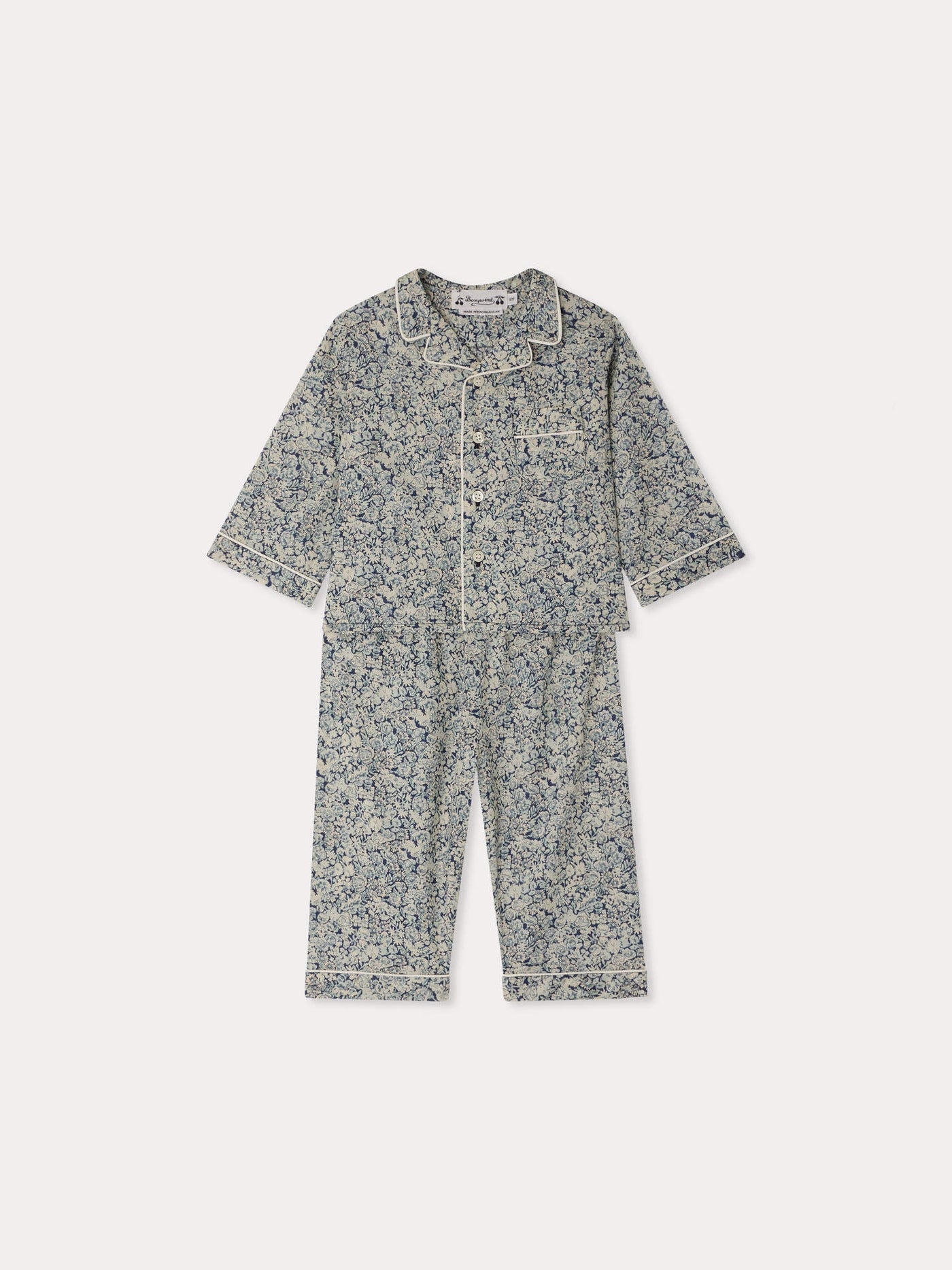 Badinerie shirt pyjamas in Liberty organic cotton fabric