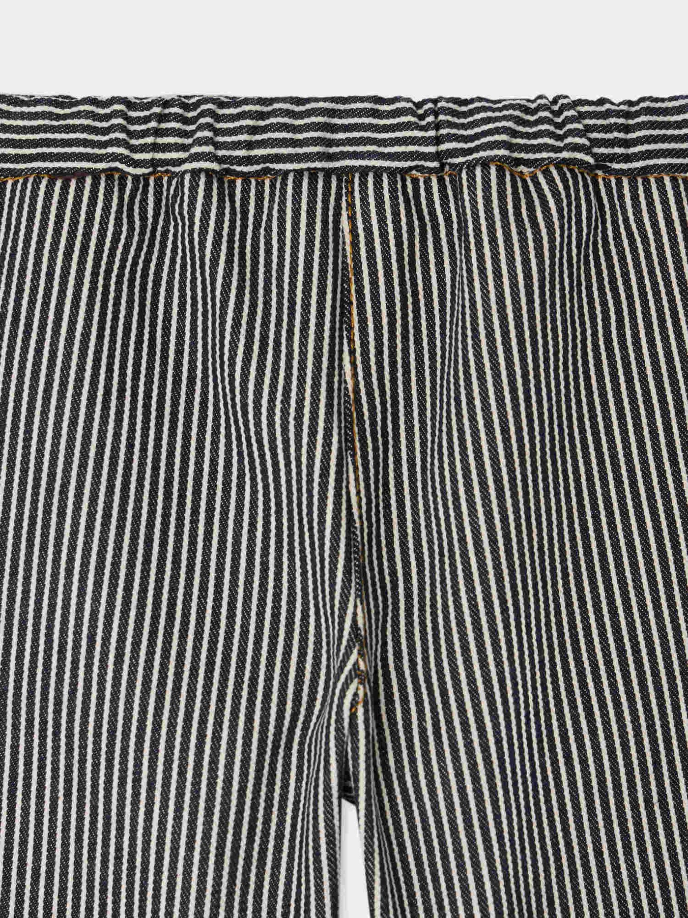 Bandy-gestreifte Jeans aus Bio-Baumwolle