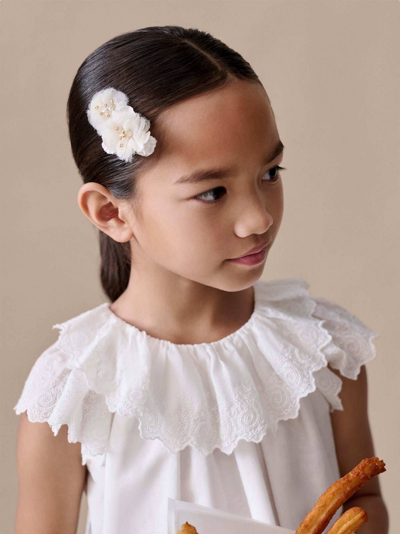 Barrettes Ellie ornée de fleurs