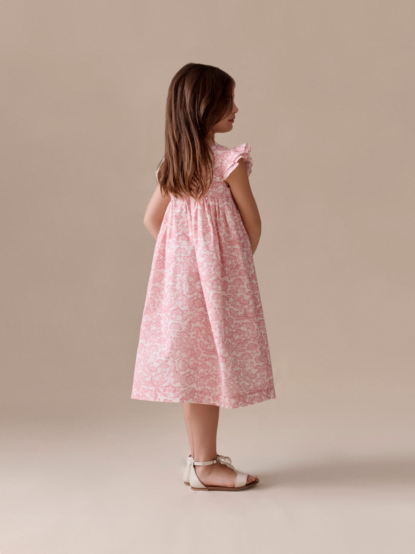 Galantine dress in organic cotton voile