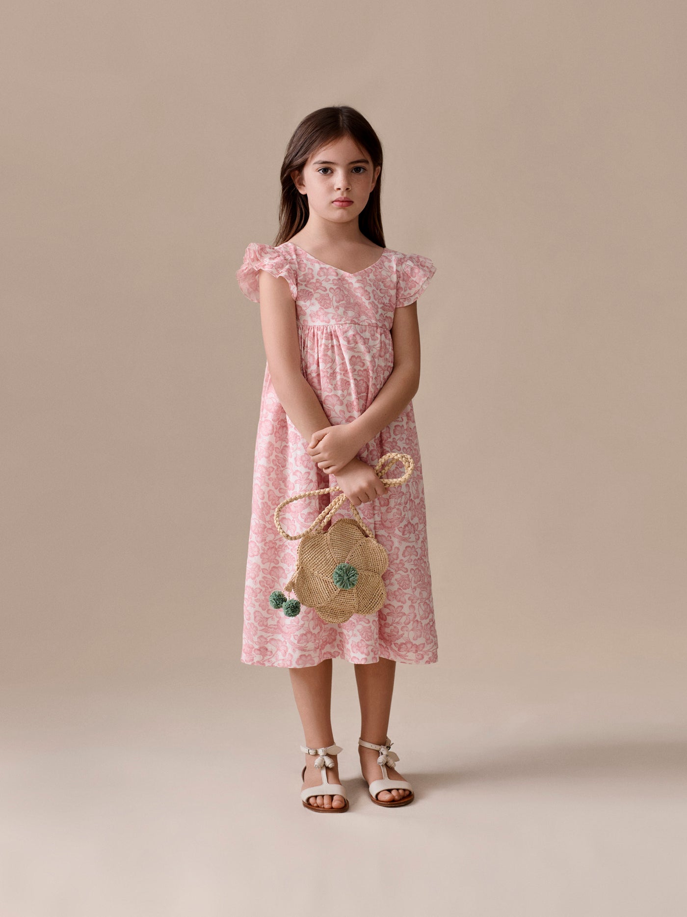 Galantine dress in organic cotton voile