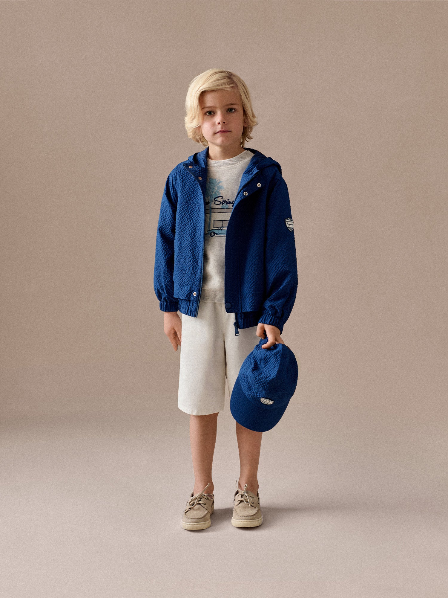 Lenny water-repellent seersucker jacket • Bonpoint