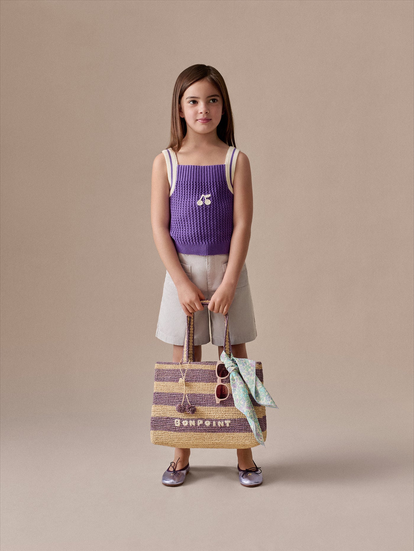 Lily handbesticktes Tanktop