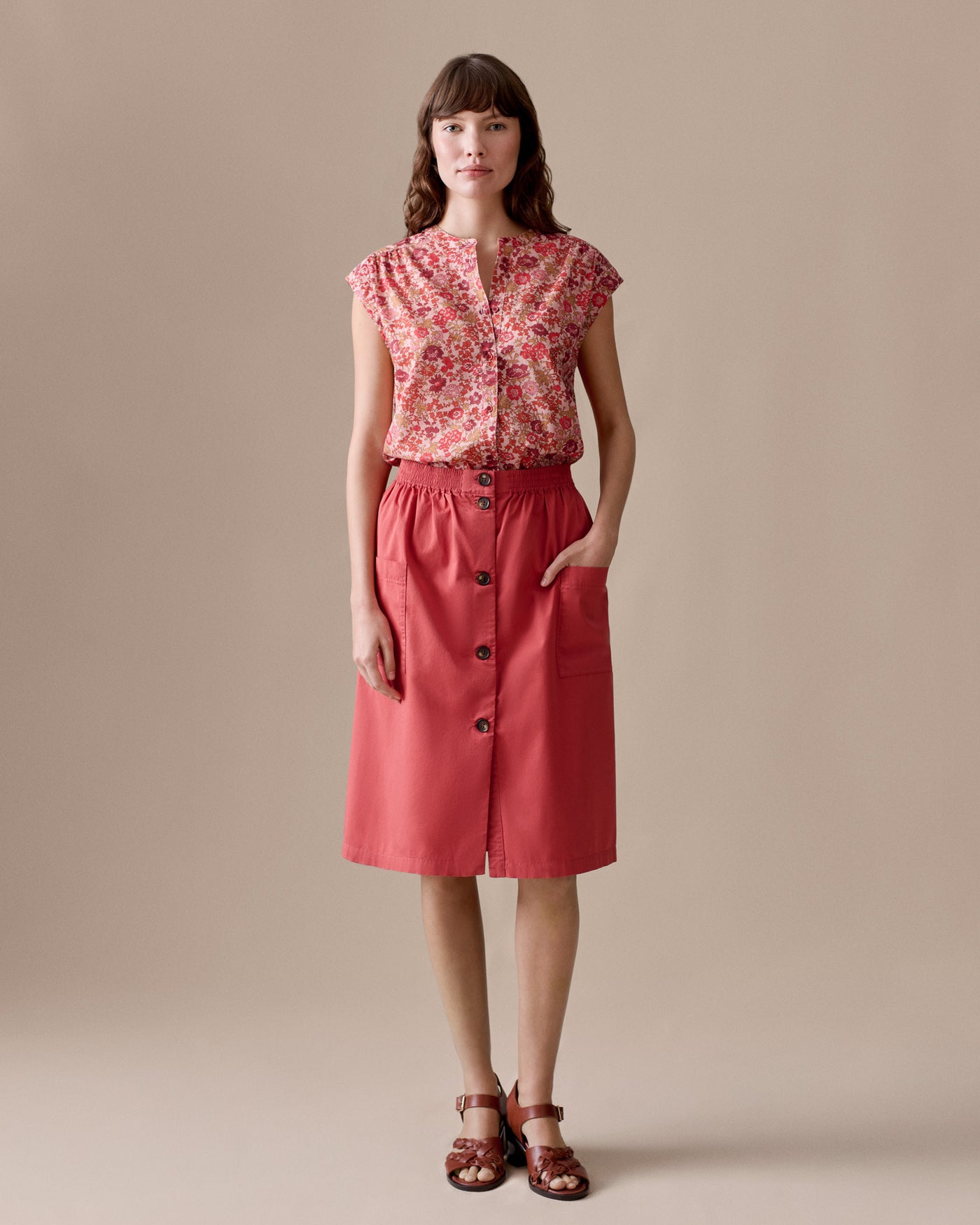 Summer 2026 Duo Look - Girl's Dress and Women's Blouse in Liberty Fabric