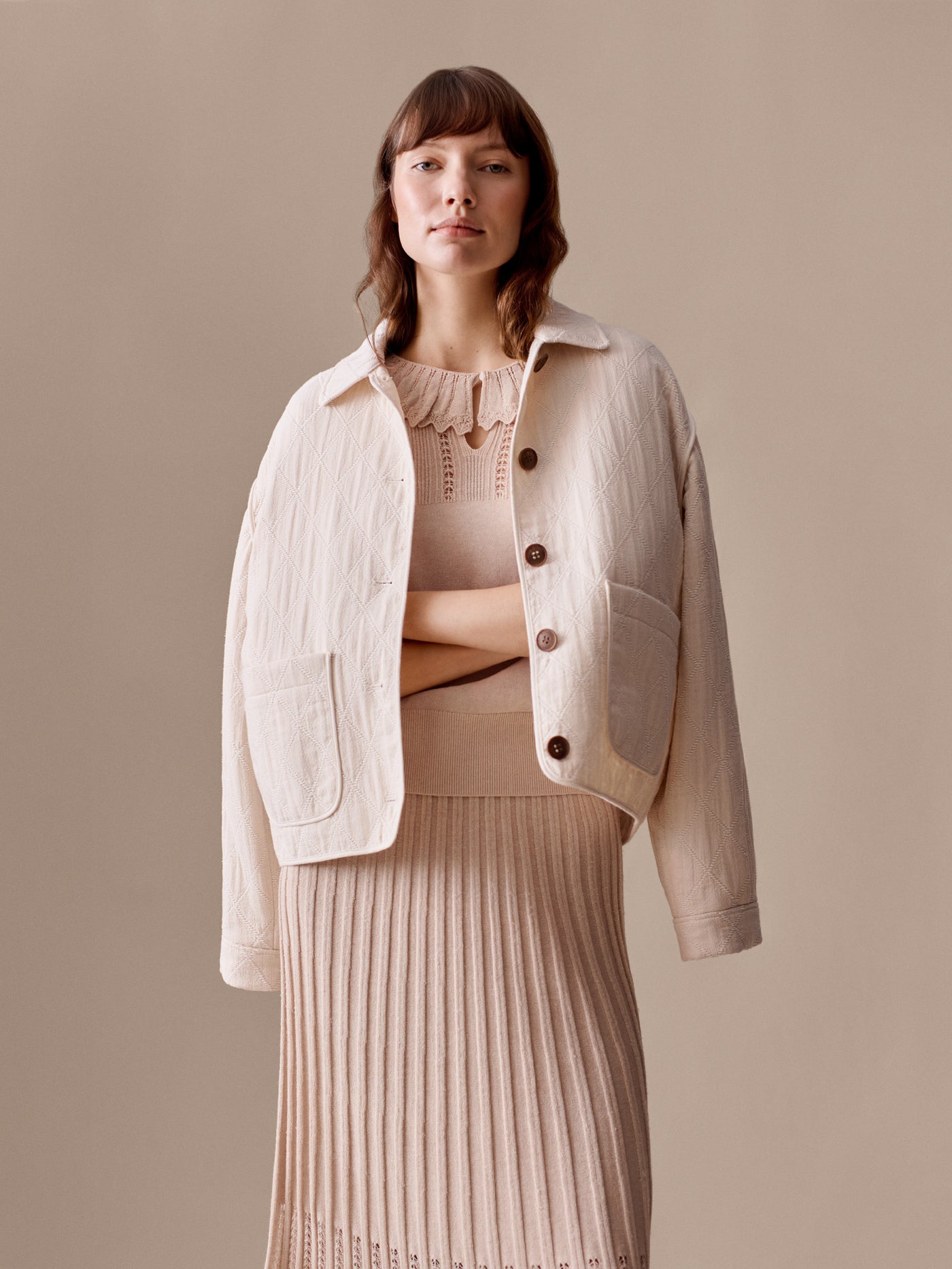 Jupe plissée Jylsa en maille