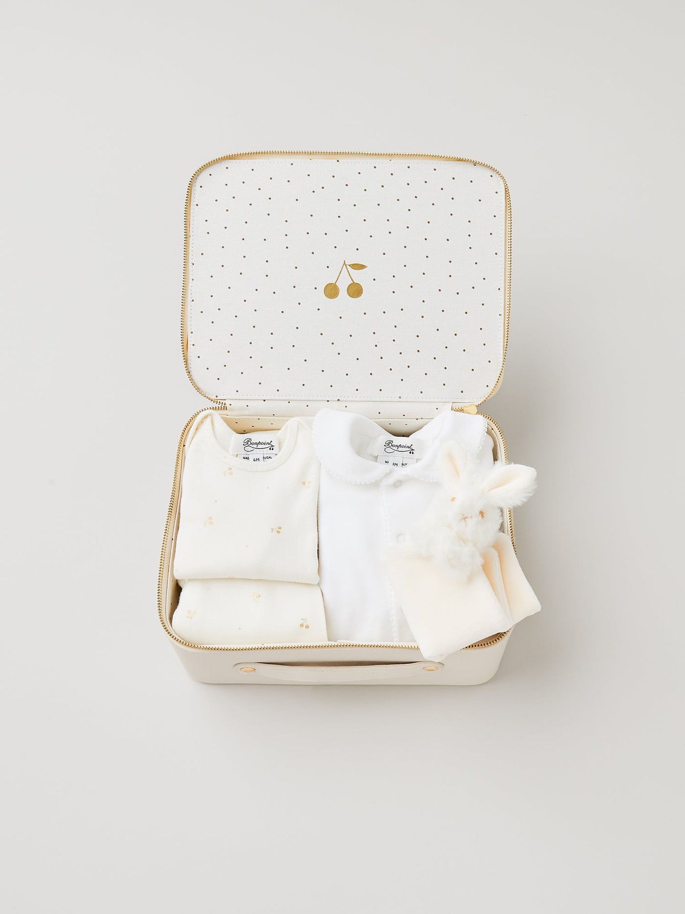 Maleta unisex de tamaño mediano para bebé - Conjunto de pijama de dos piezas