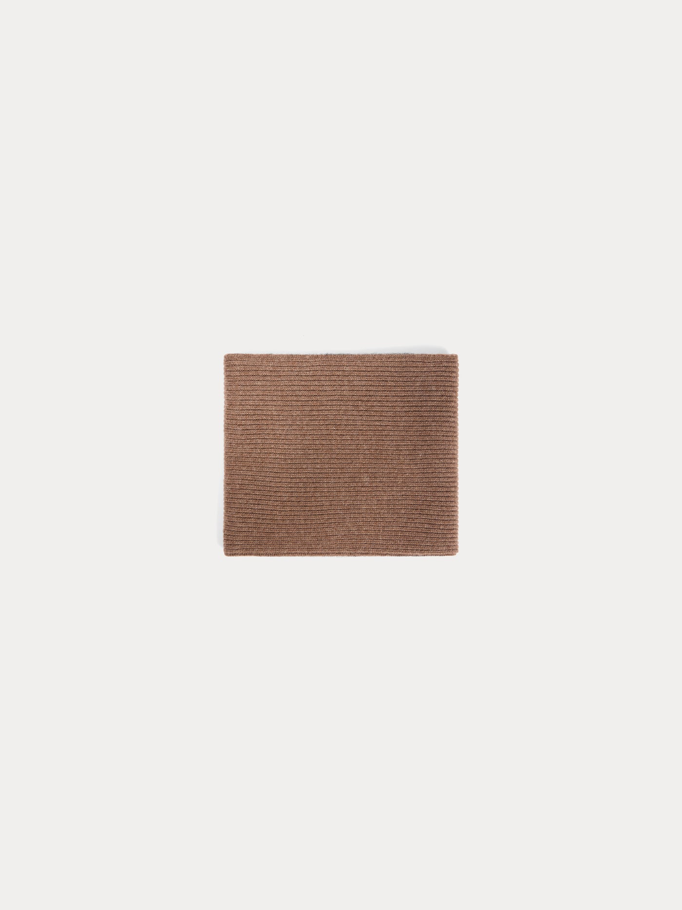 Tatodine brown snood in cashmere