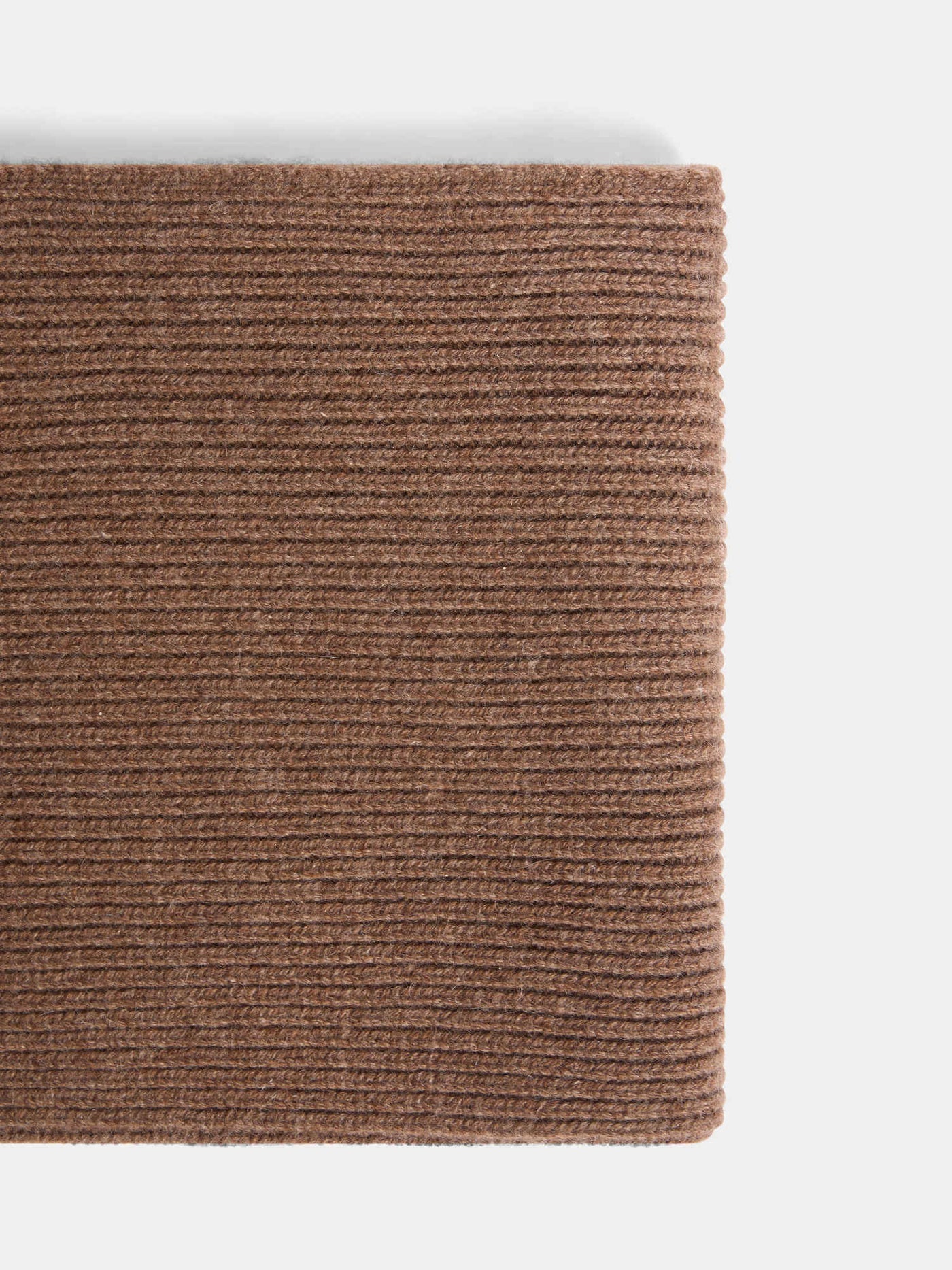Tatodine brown snood in cashmere