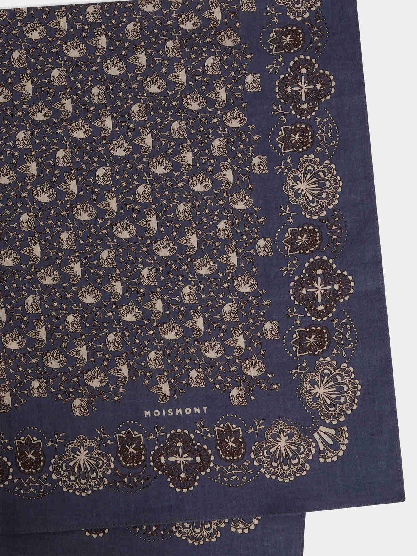 Moismont blue cotton scarf