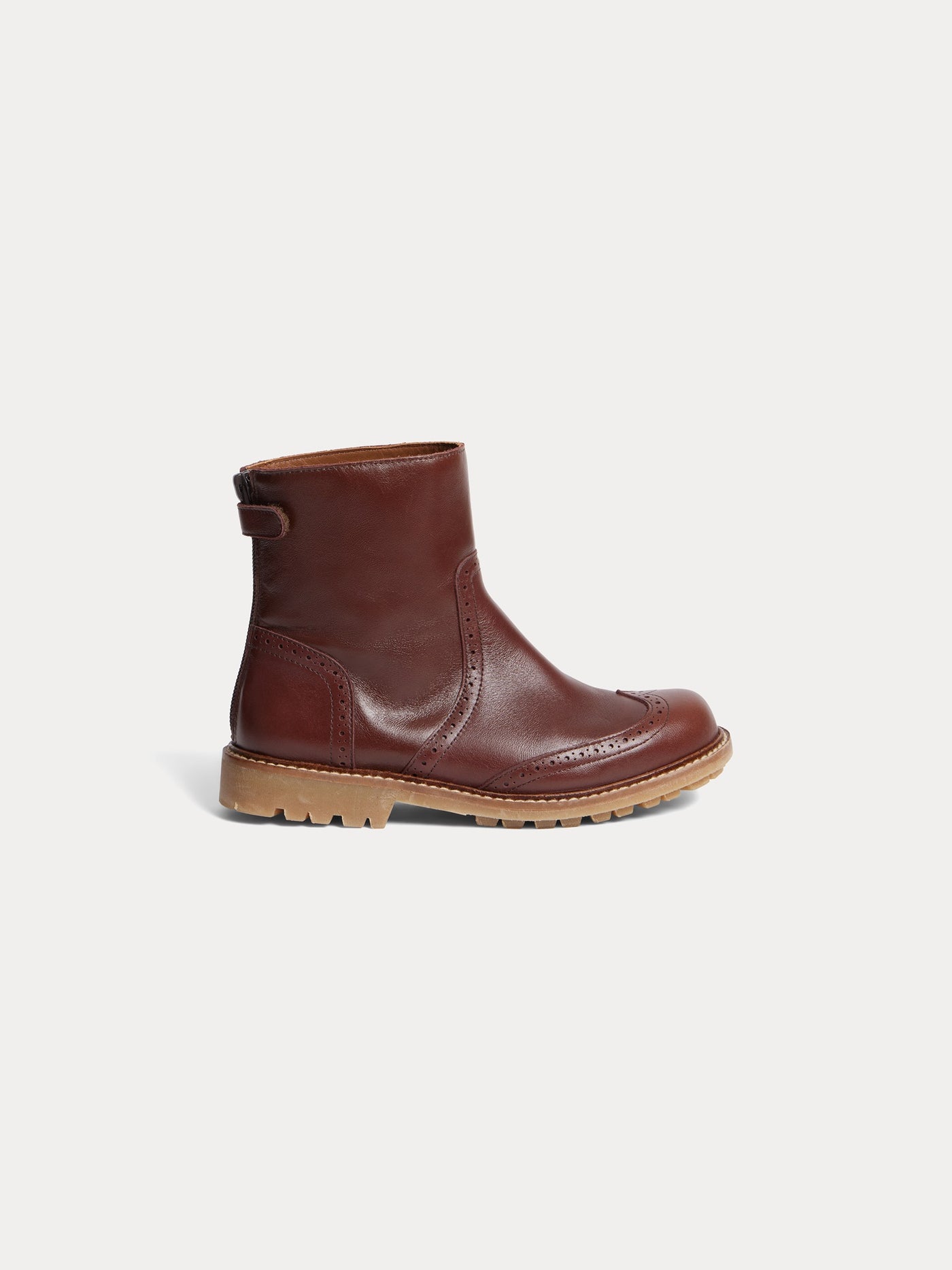 Jimin braune Lederstiefel