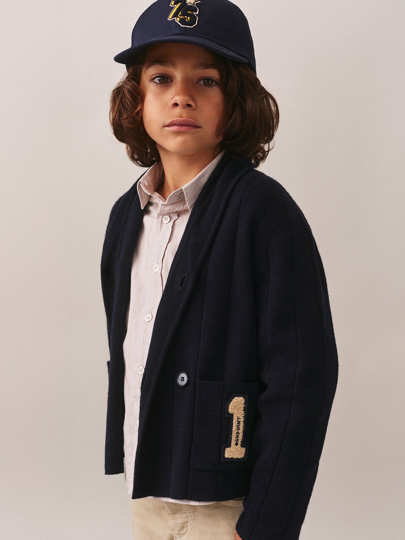 Joseph collared cardigan with pockets in wool