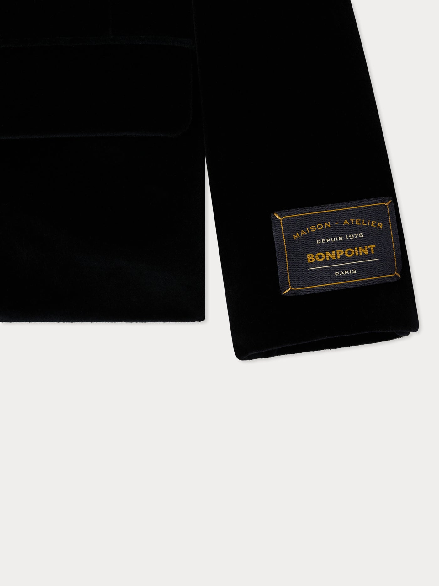 Veste mixte en velours lisse Teo en coton biologique