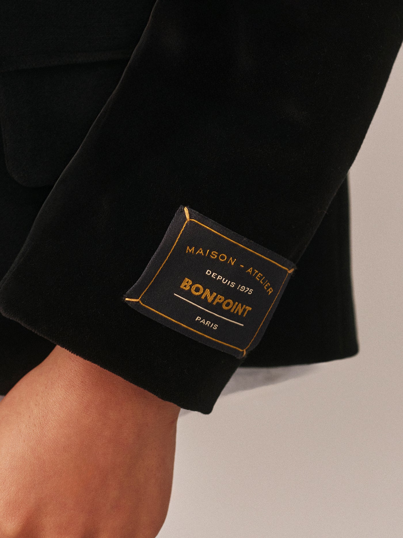 Veste mixte en velours lisse Teo en coton biologique