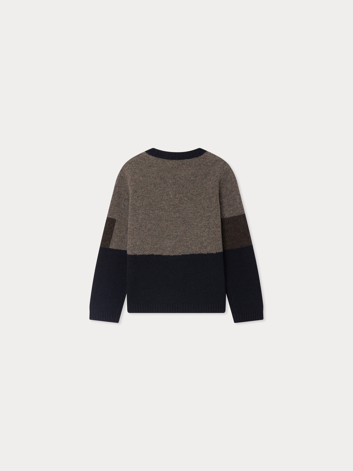 Pull Garçon Bonpoint 100% Laine - Taille 8 Ans - Gris - Occasion Très Bon état