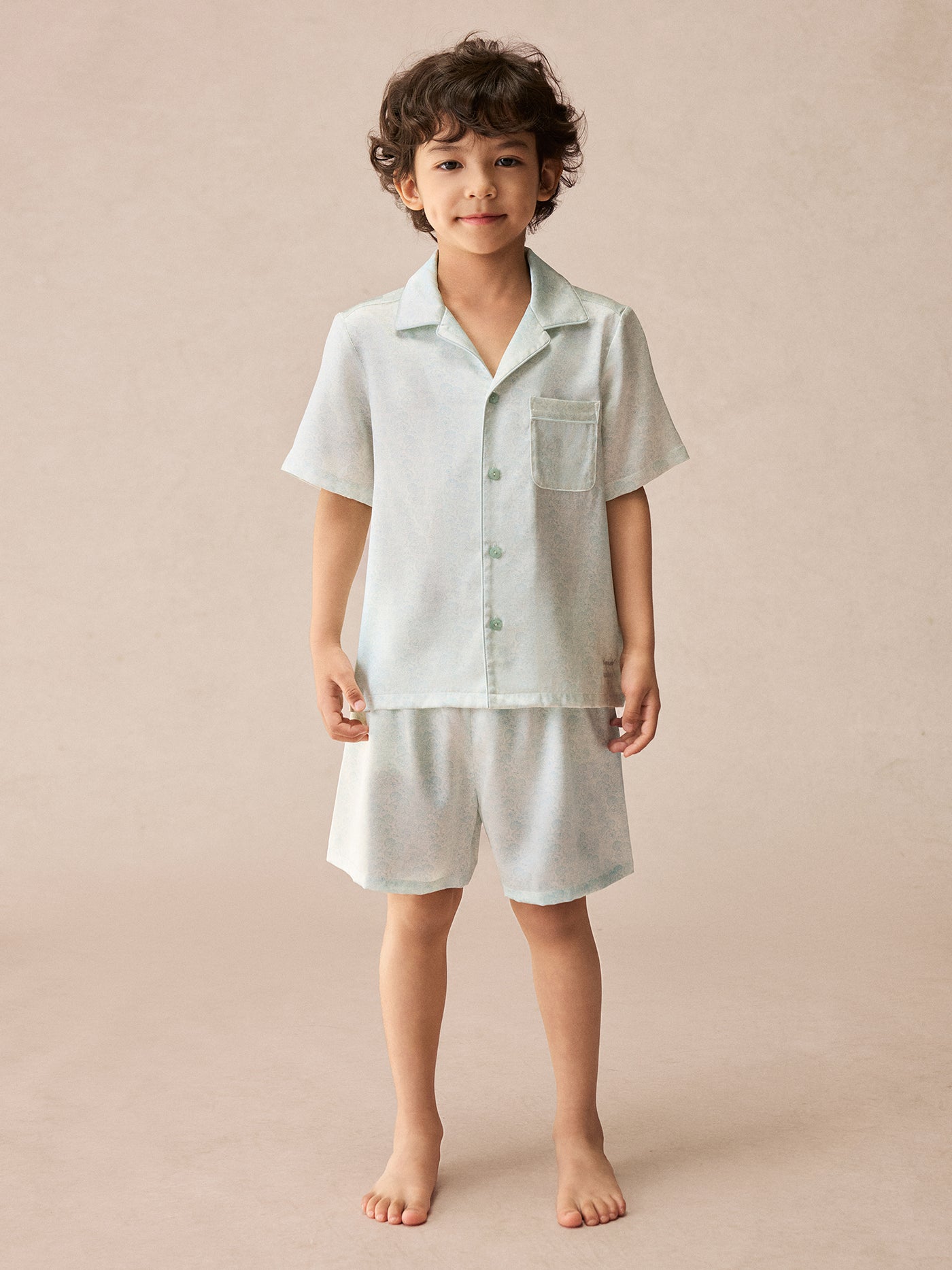 Bonpoint x Manito Clive Seidenpyjama