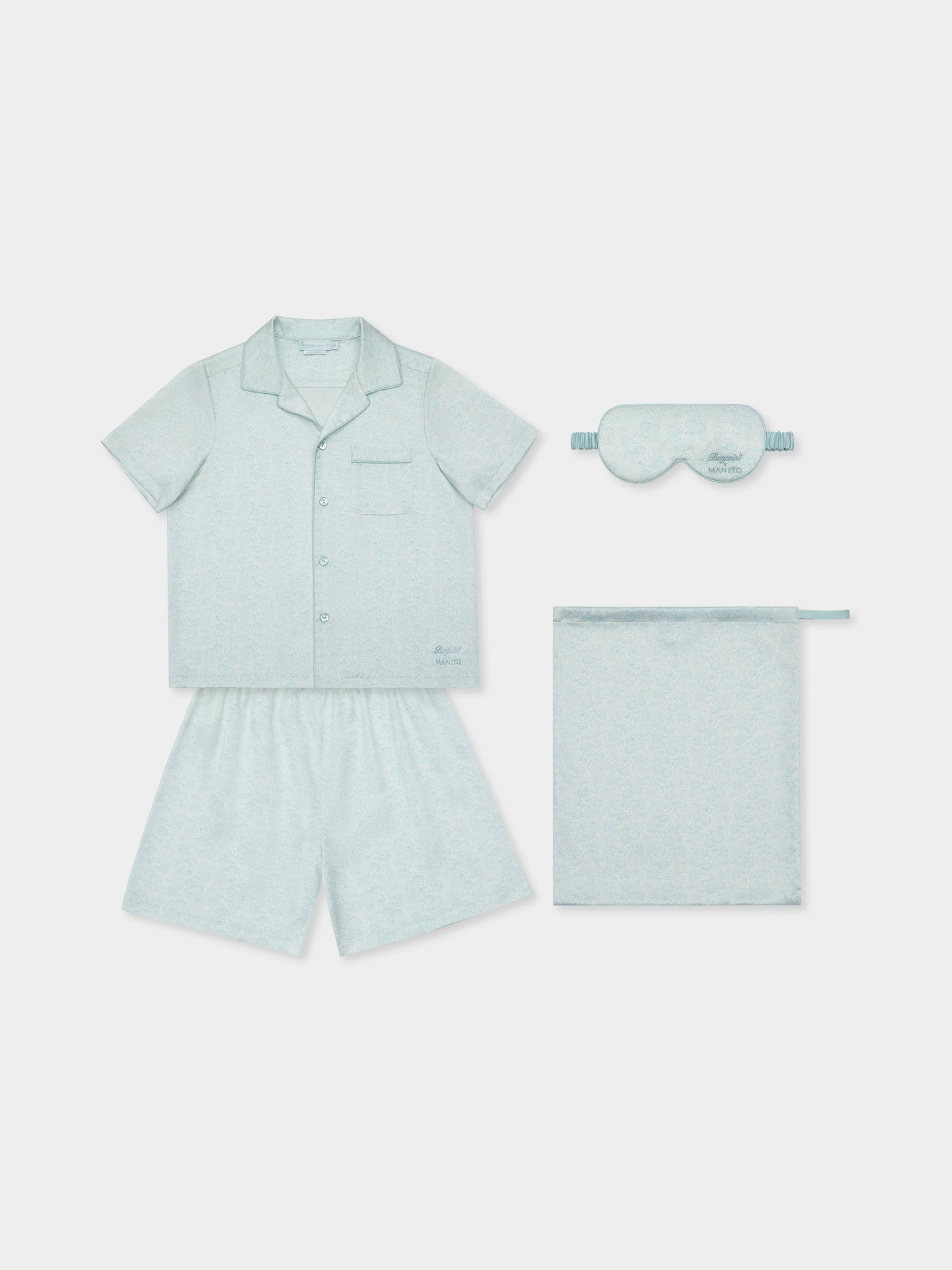 Bonpoint x Manito Clive Seidenpyjama