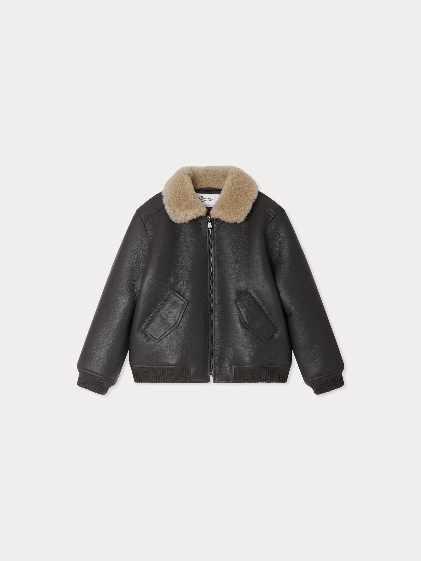 Bowiejacke mit Ledertaschen