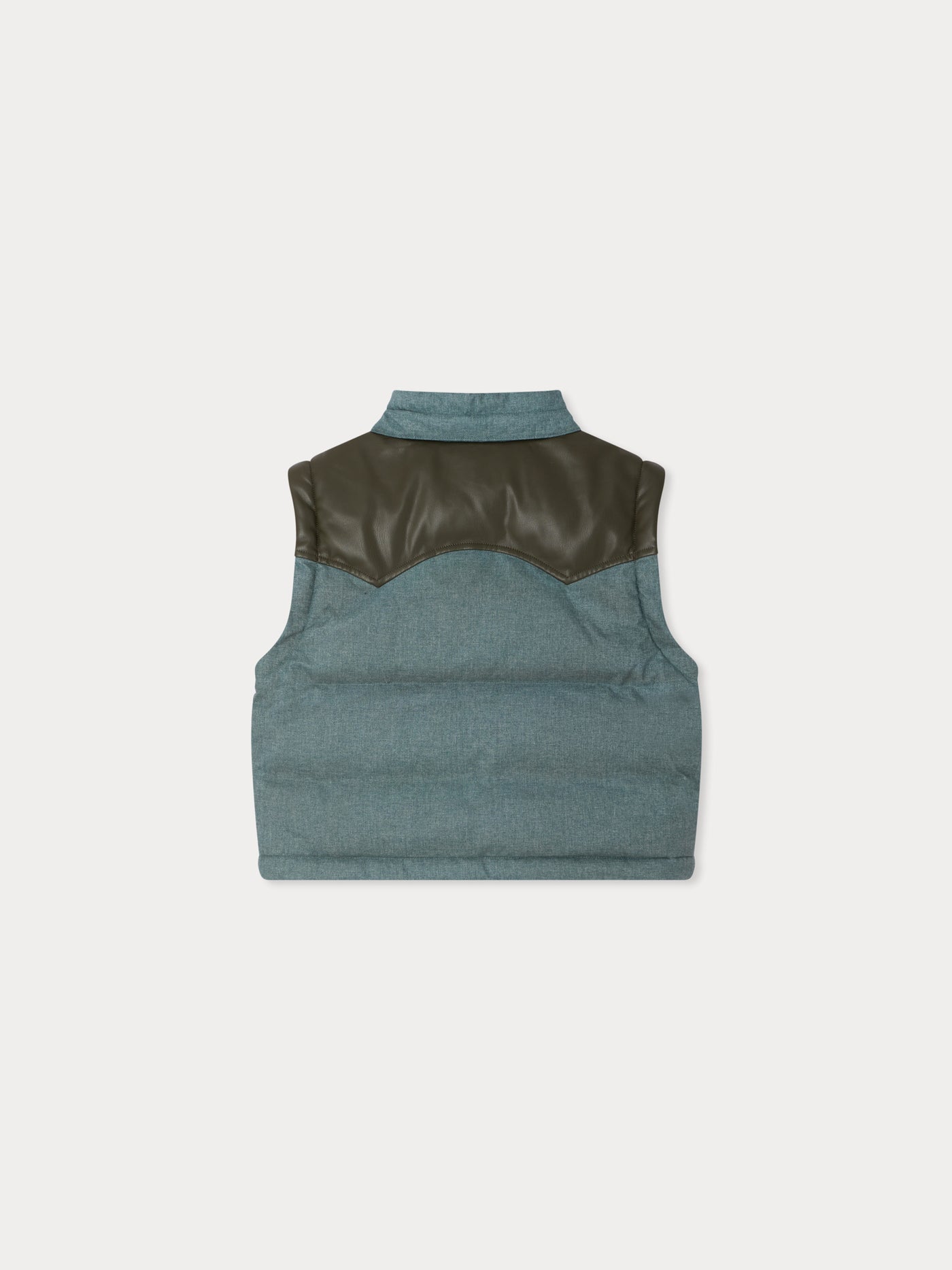 Jareth down jacket with hood and removable sleeves