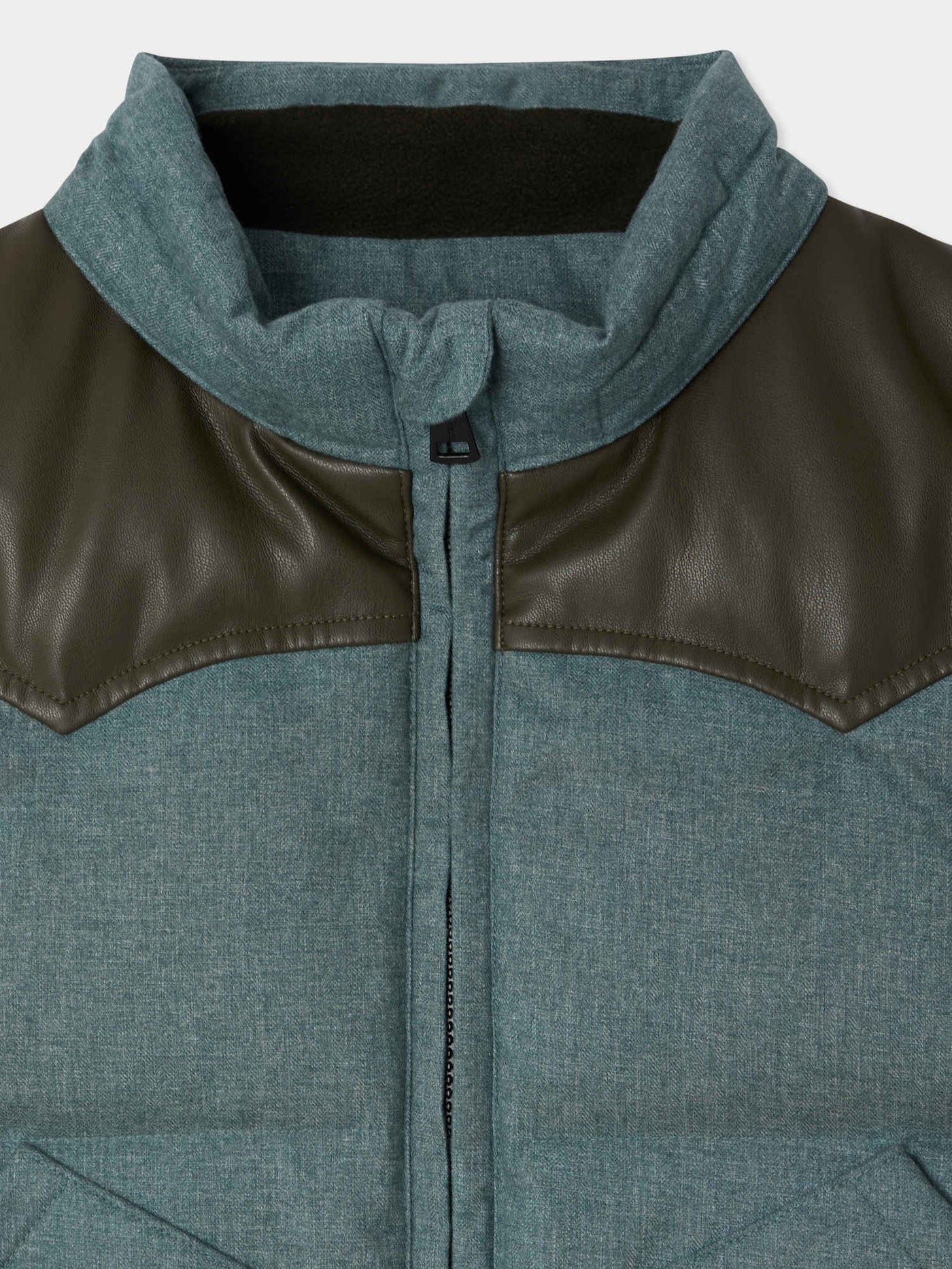 Jareth down jacket with hood and removable sleeves