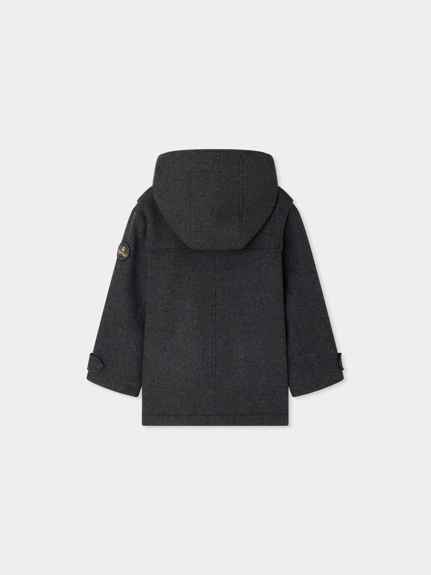 Dufflecoat Julien aus weicher Wolle mit Kunstpelzfutter