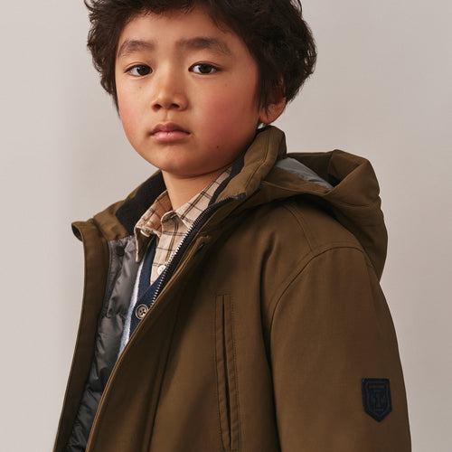 Jeremiah water-repellent and breathable parka with removable hood