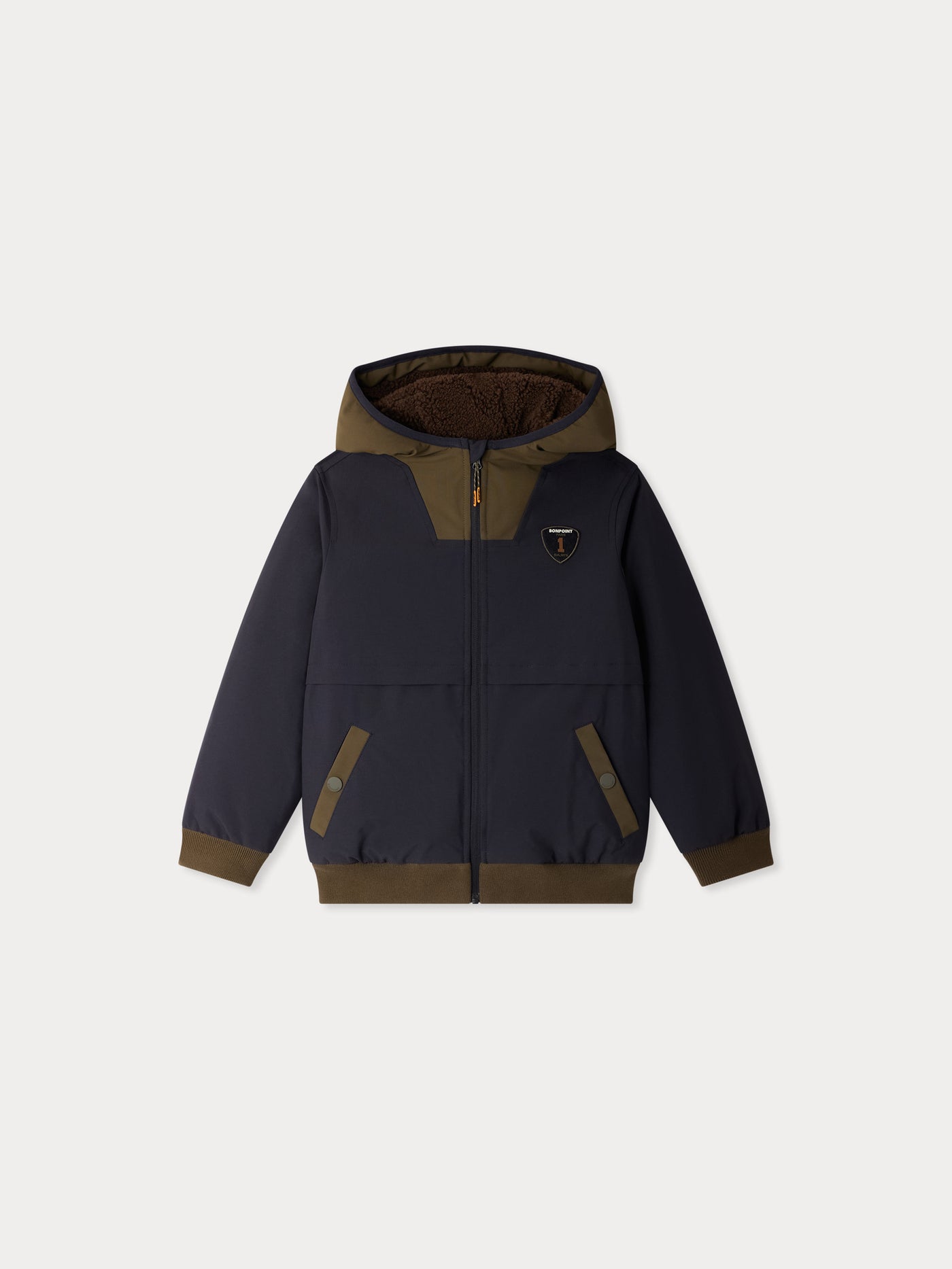 Johnston-Jacke mit Bonpoint-Abzeichen