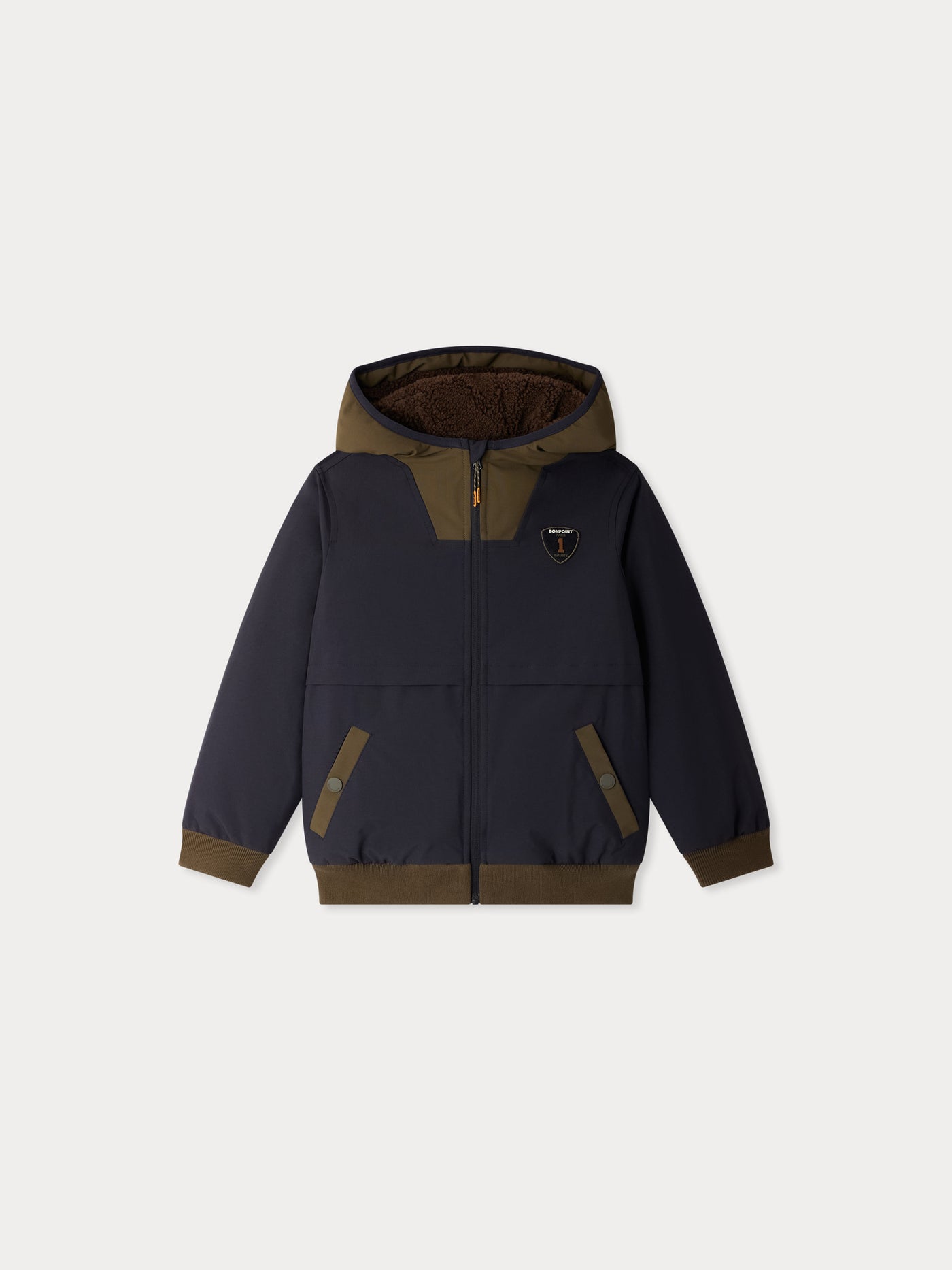 Johnston-Jacke mit Bonpoint-Abzeichen