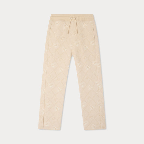 Pantaloni da jogging in jacquard di cotone biologico Jawen