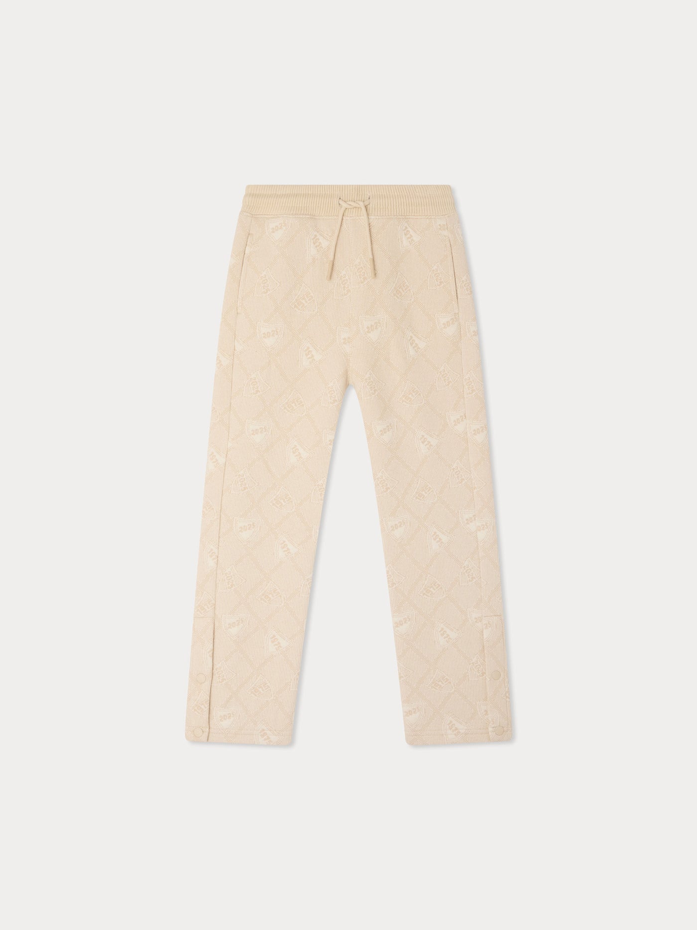 Pantaloni da jogging in jacquard di cotone biologico Jawen