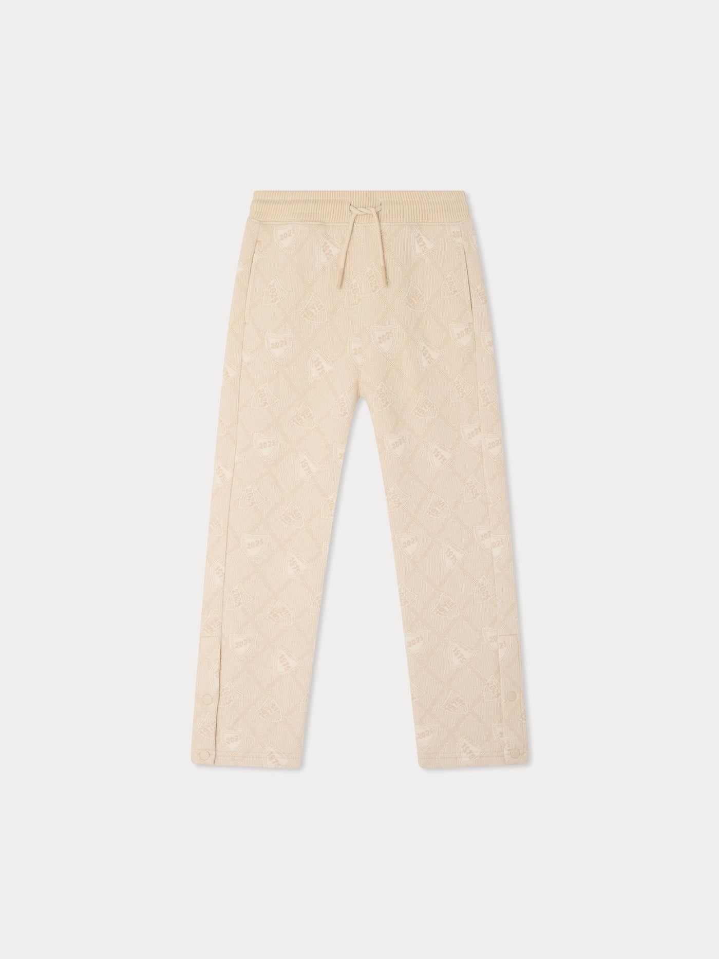 Pantaloni da jogging in jacquard di cotone biologico Jawen