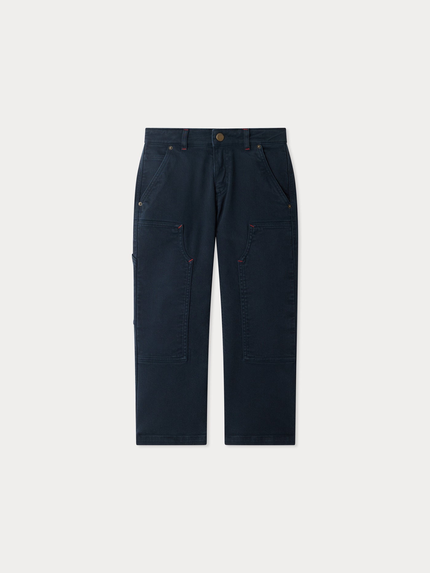 Pantaloni dritti Ewann con tasche in cotone biologico