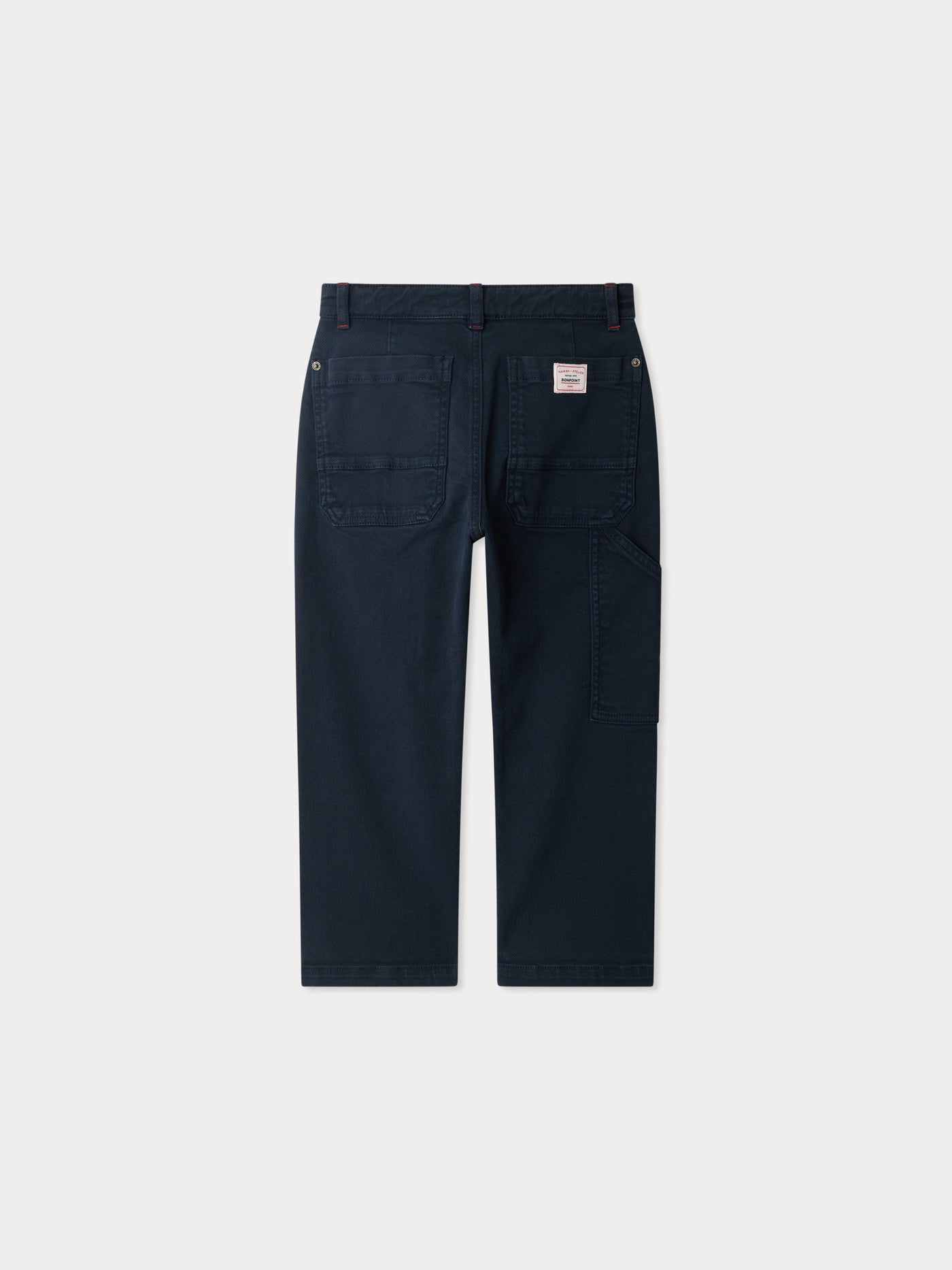 Pantaloni dritti Ewann con tasche in cotone biologico