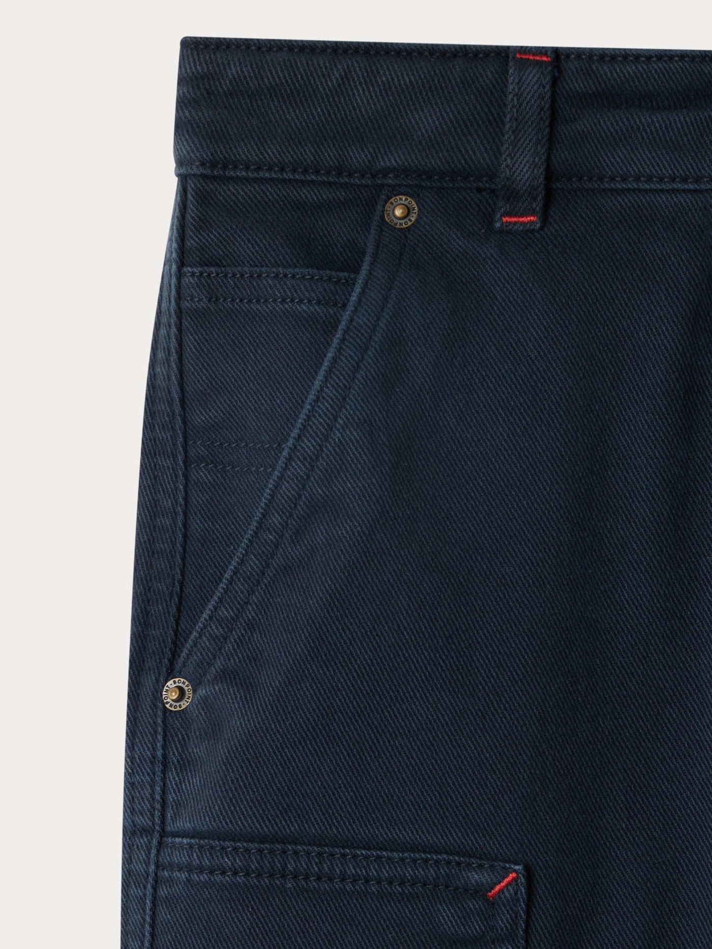 Pantaloni dritti Ewann con tasche in cotone biologico