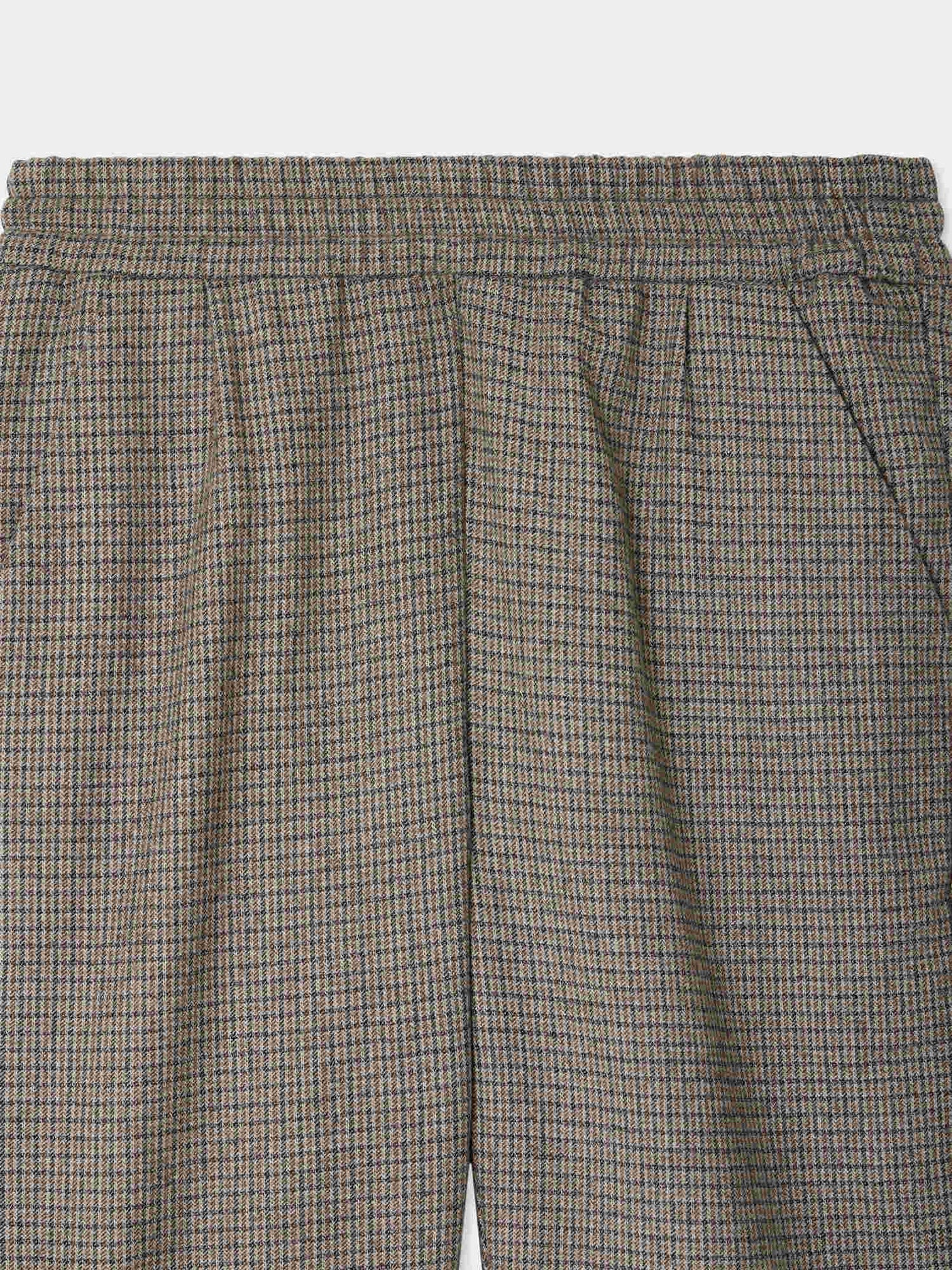 Jones elasticated waistband trousers in fancy flannel