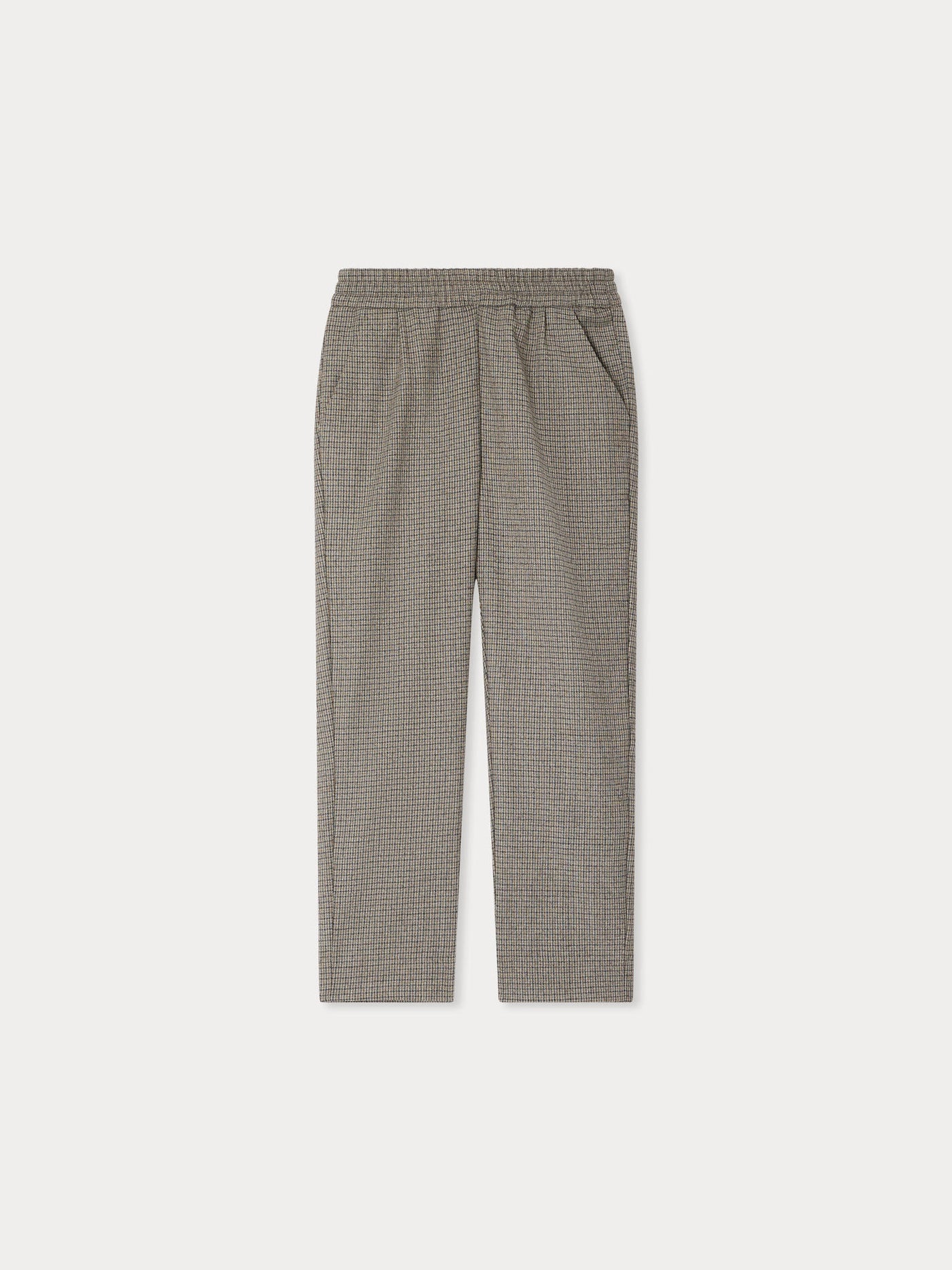 Pantaloni Jones con elastico in vita in flanella fantasia