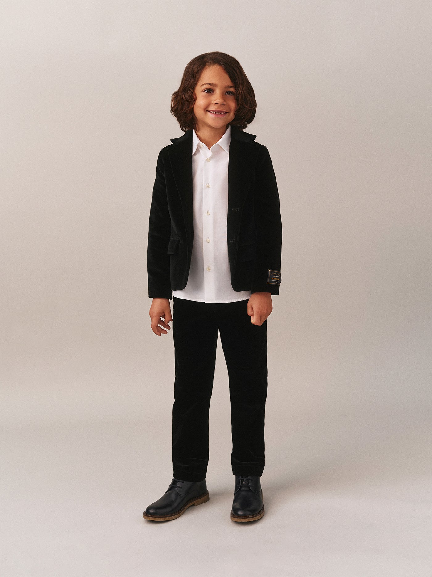 Hose Timote aus glattem Samt aus Bio-Baumwolle