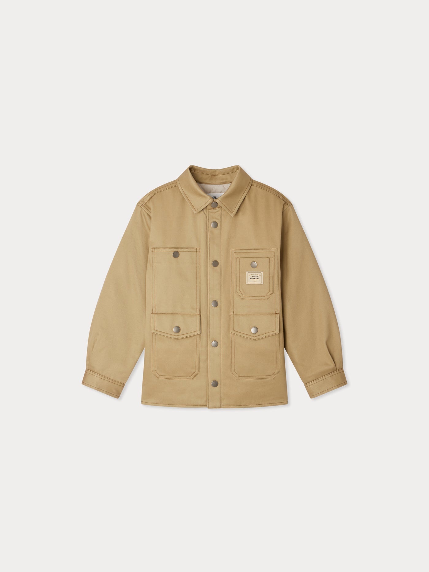 Joey quilted organic cotton overshirt