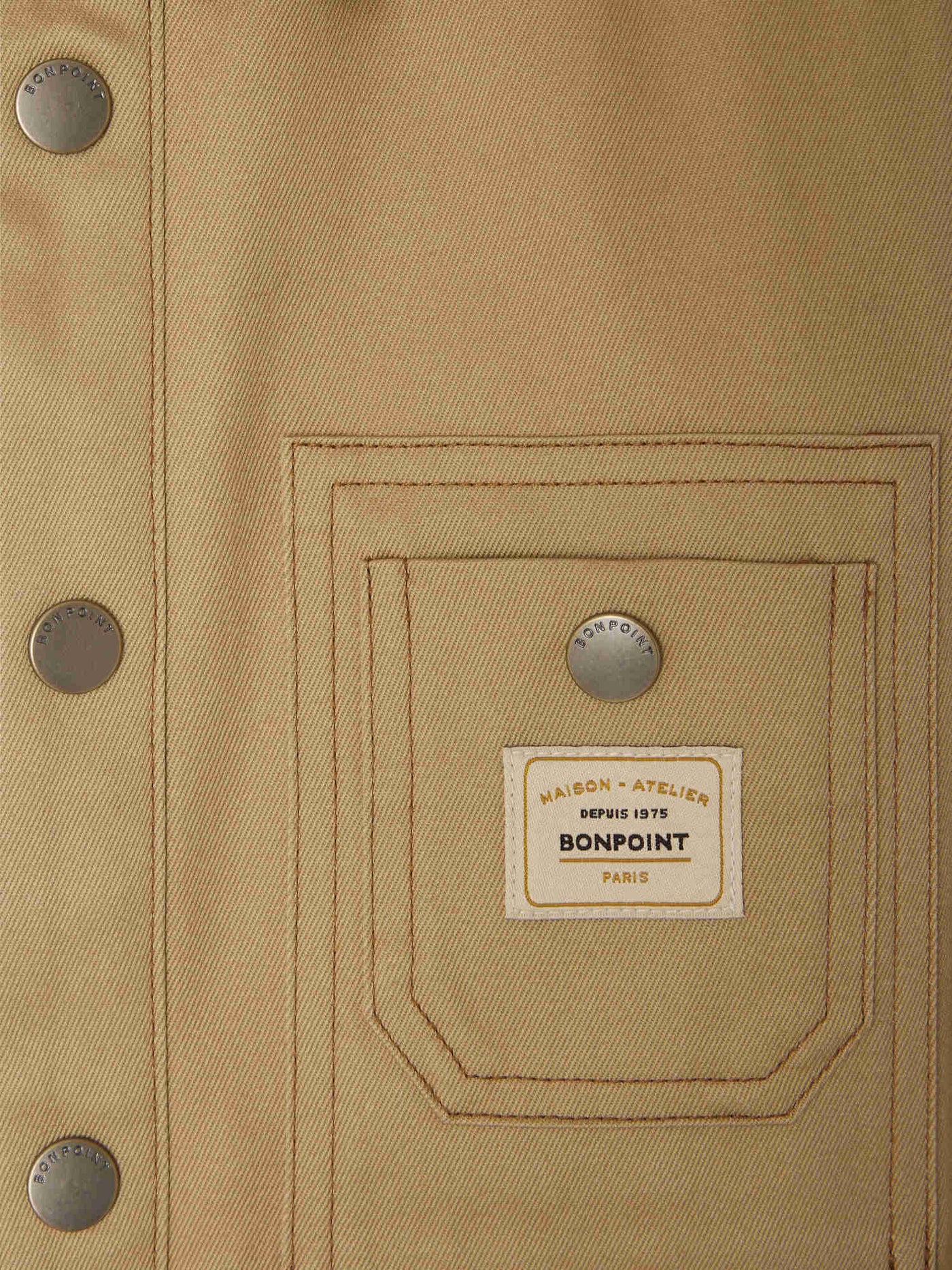 Surchemise Joey matelassée en coton biologique