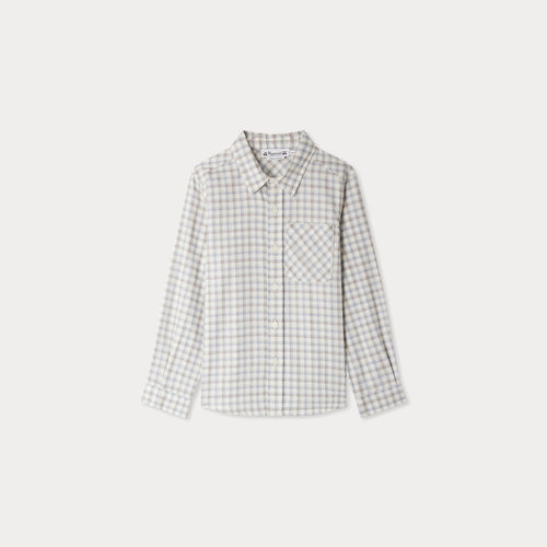 Camicia da tango con maniche lunghe e taschino sul petto