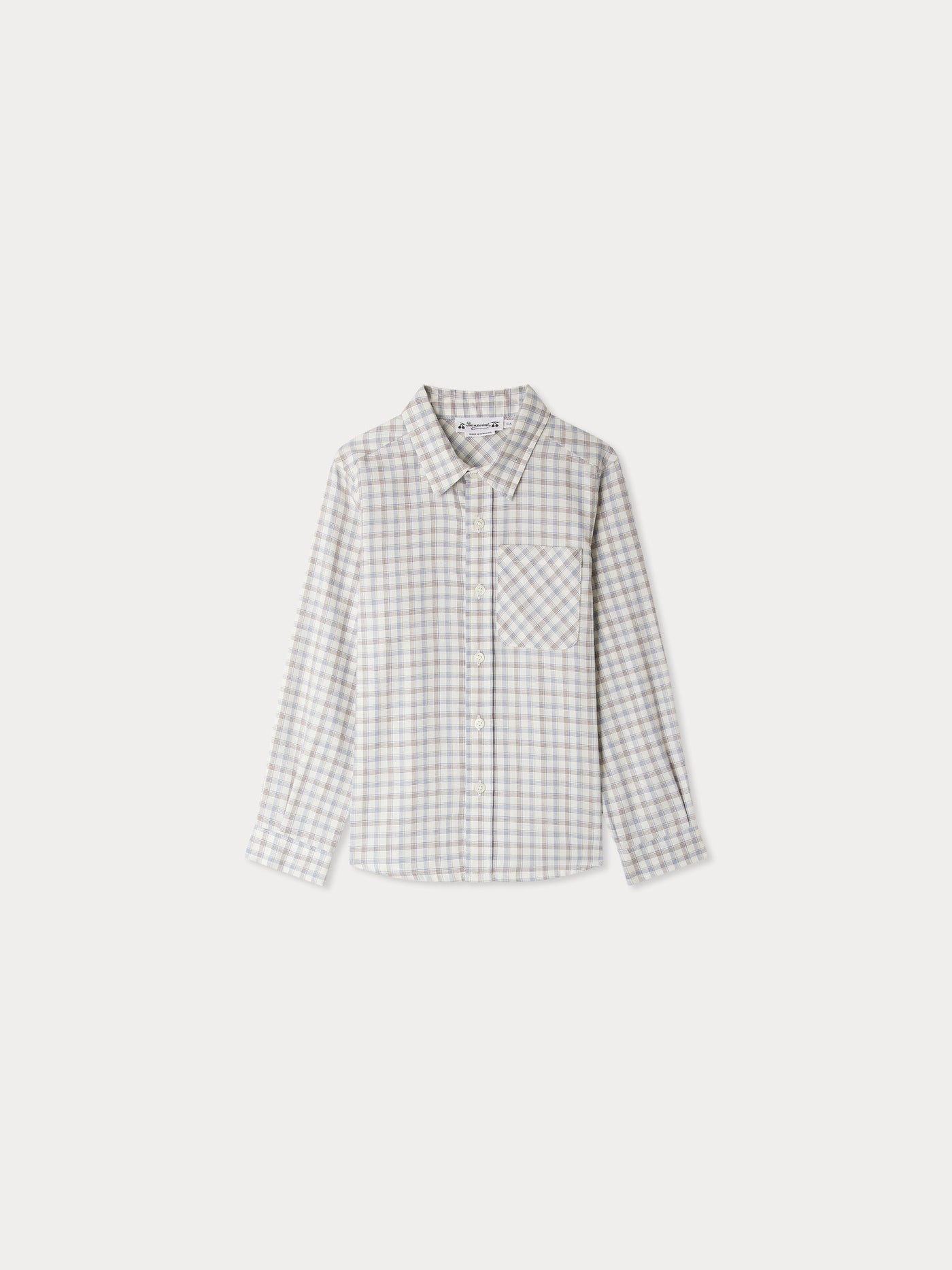 Camicia da tango a maniche lunghe con tasca sul petto