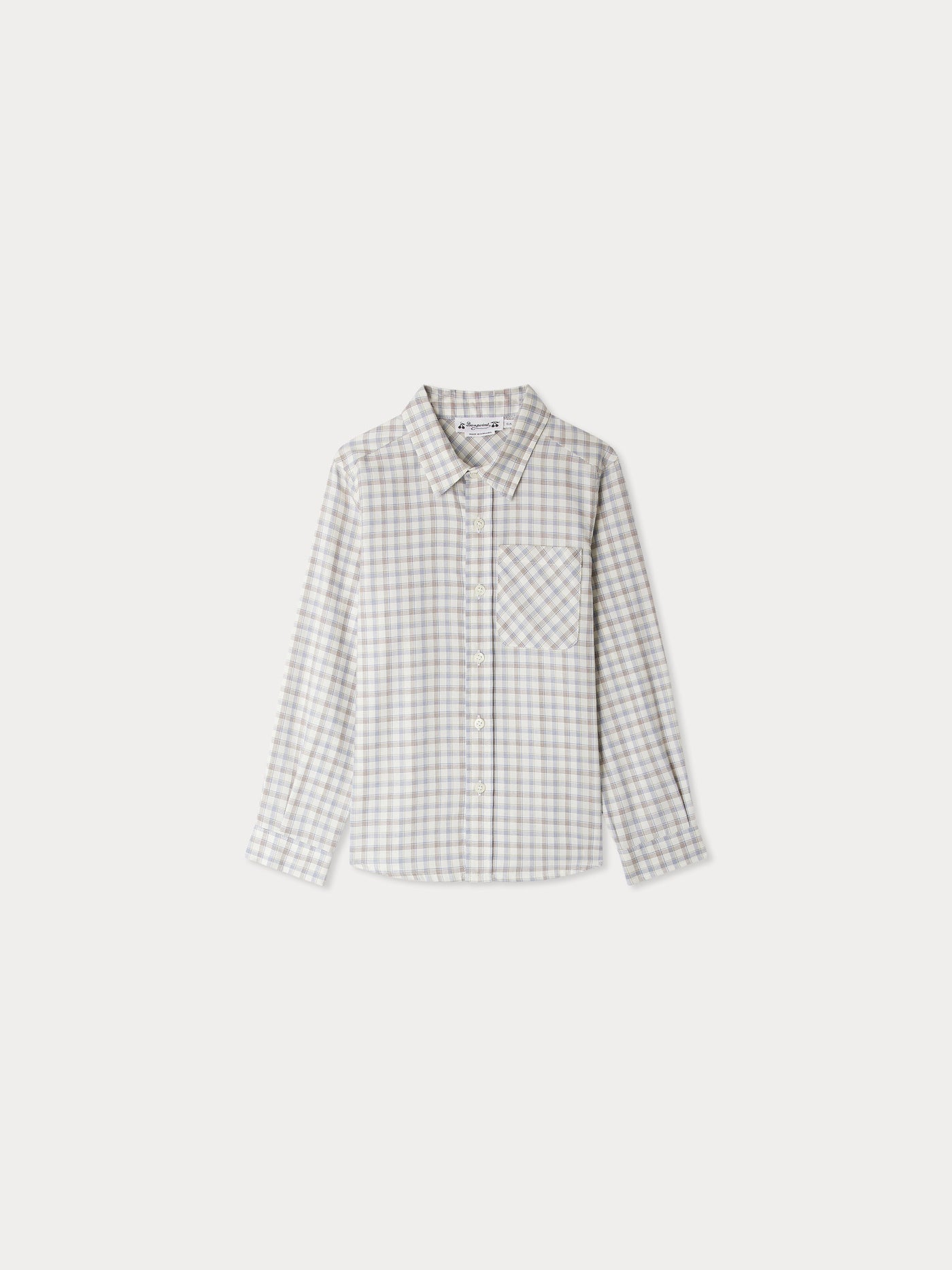 Camicia da tango a maniche lunghe con tasca sul petto